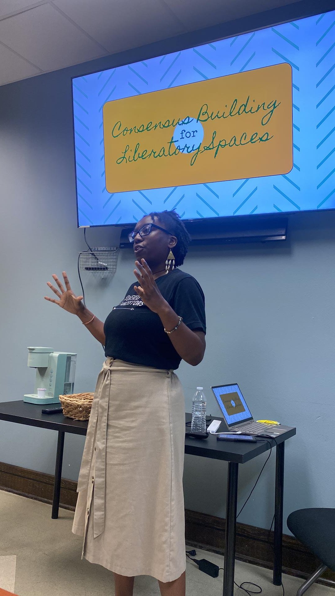 a woman with her hands on her face