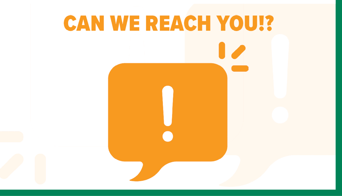 Update your contact information