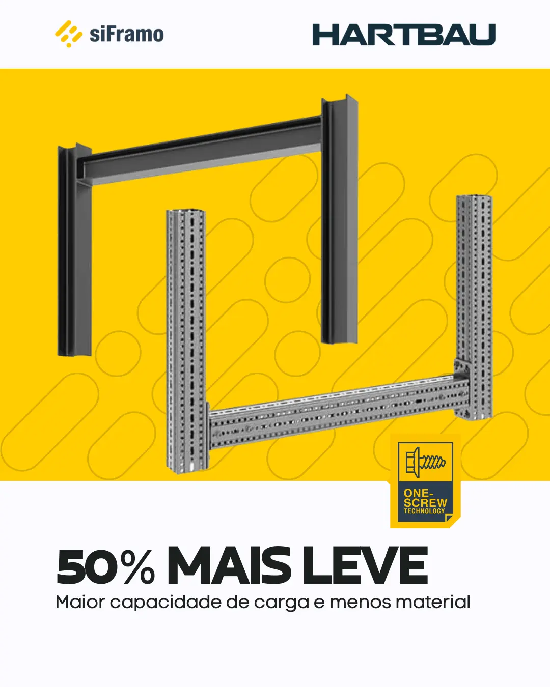 siFramo: 50% MAIS LEVE