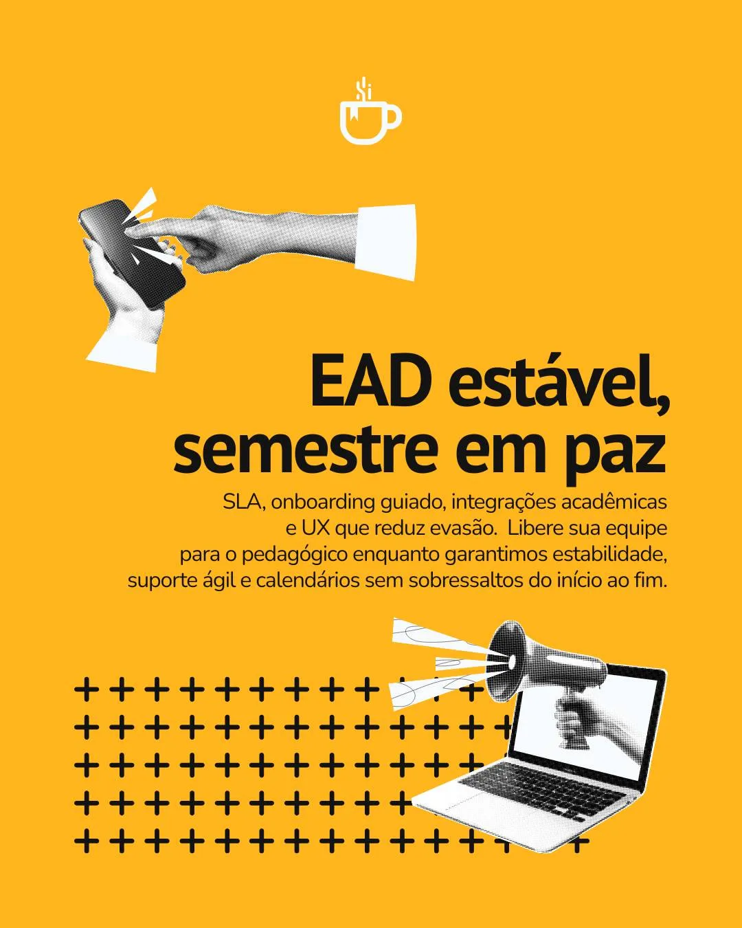 Café EAD é semestre em paz!