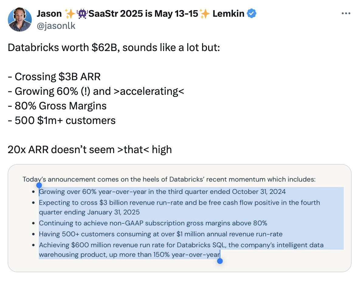 5 Interesting Learnings from Databricks at $3 Billion in ARR