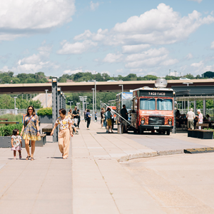 Snacks and food trucks.