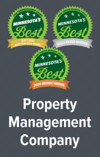 Minnesota's Best Readers' Choice | 2021, 2022 Multi-Year Gold Winner; 2023 Silver Winner; 2024 Bronze Winner | Property Management Company