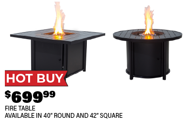 $699.99 Fire Table