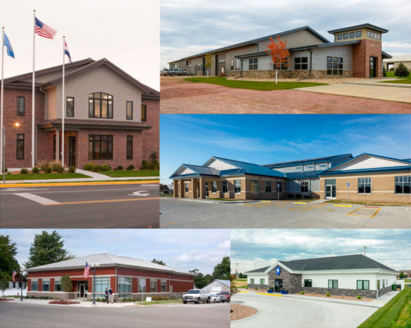 Collage of commercial building projects