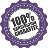 100% satisfaction guarantee 