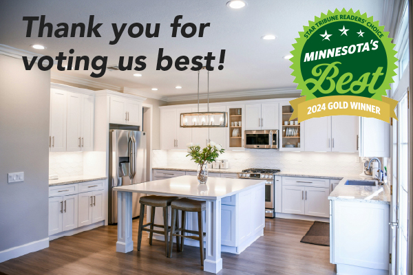 Star Tribune Readers' Choice Minnesota's Best 2024 Gold Winner | Kitchen painted by the Fox Bros.