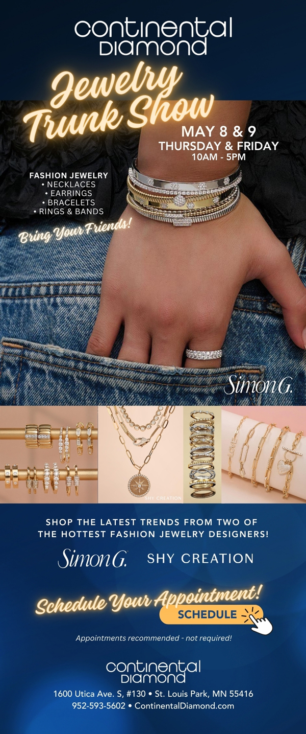 continental diamond jewelry trunk show | may 8 & 9