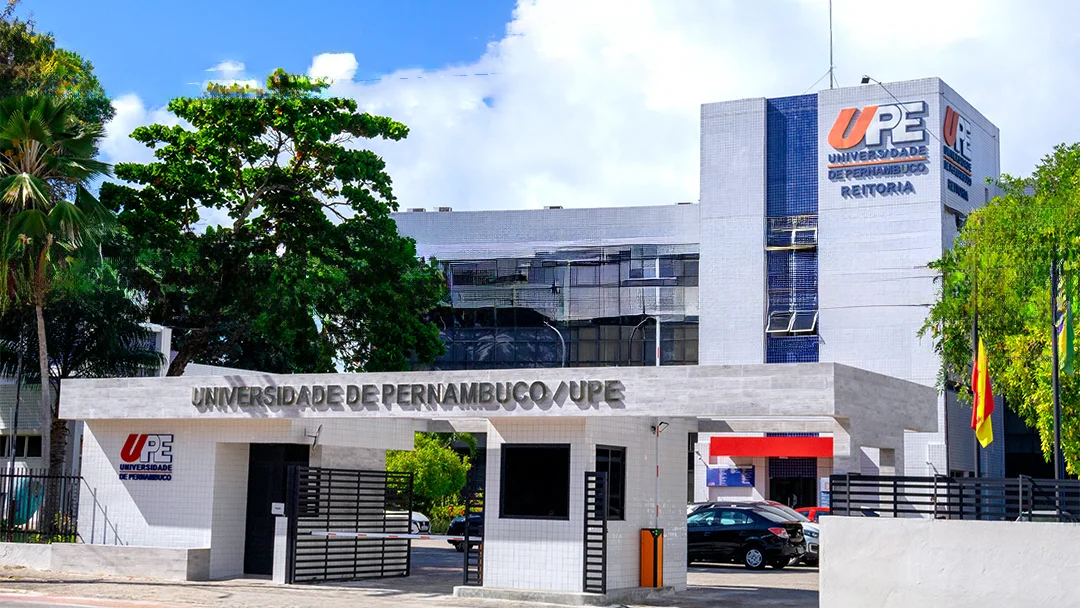 Fachada da Reitoria da Universidade de Pernambuco (UPE)