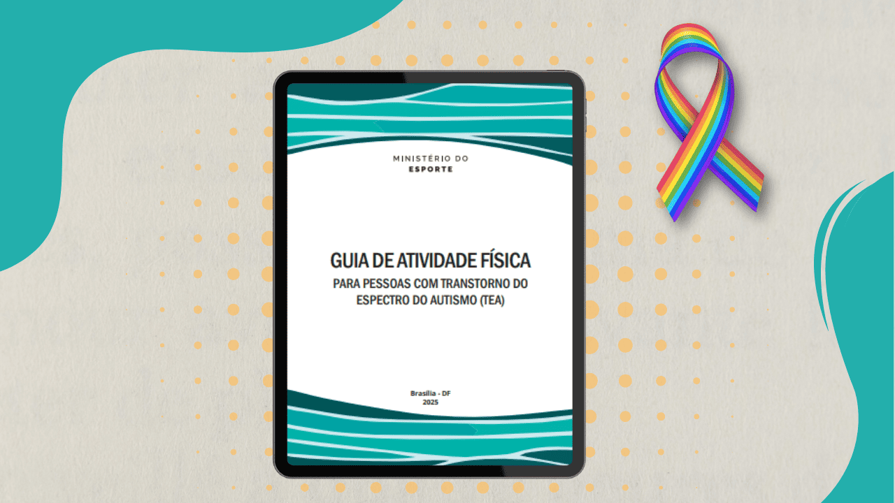 Capa do Guia de Atividade Física para Pessoas com Transtorno do Espectro do Autismo (TEA)