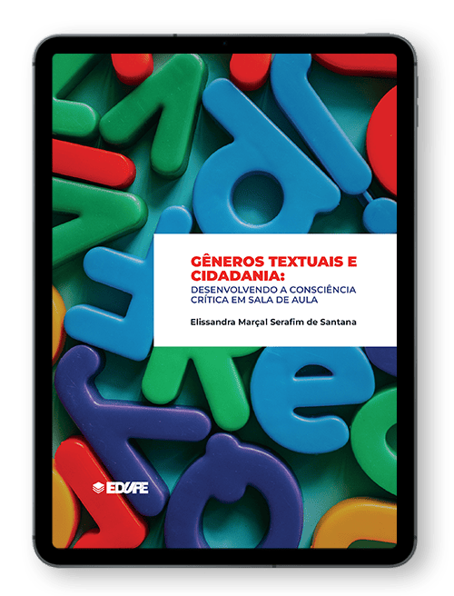 Capa do ebook Gêneros textuais e cidadania: desenvolvendo a consciência crítica em sala de aula