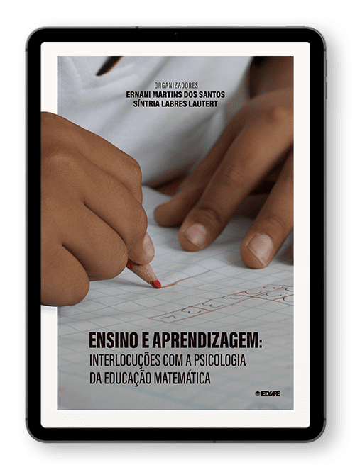 Capa do ebook Ensino e aprendizagem: interlocuções com a psicologia da educação matemática