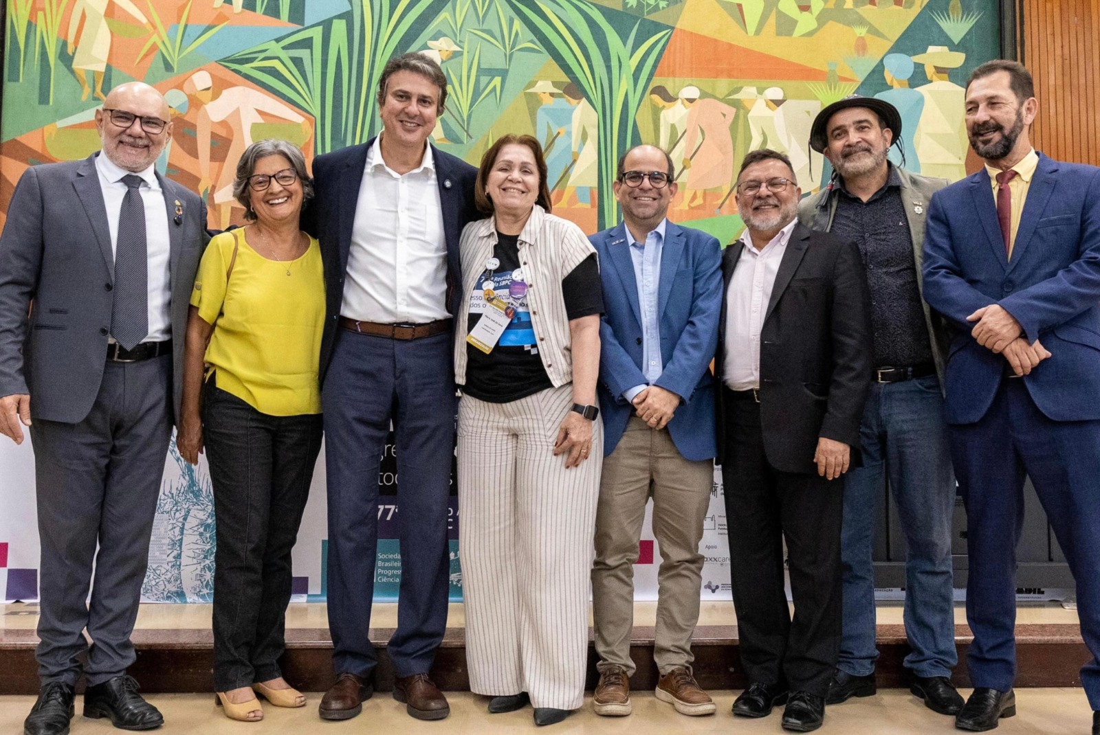 Autoridades presentes na 77ª Reunião Anual da SBPC