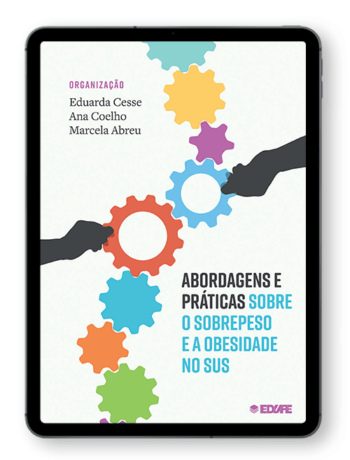 Capa do ebook Abordagens e práticas sobre o sobrepeso e a obesidade no SUS