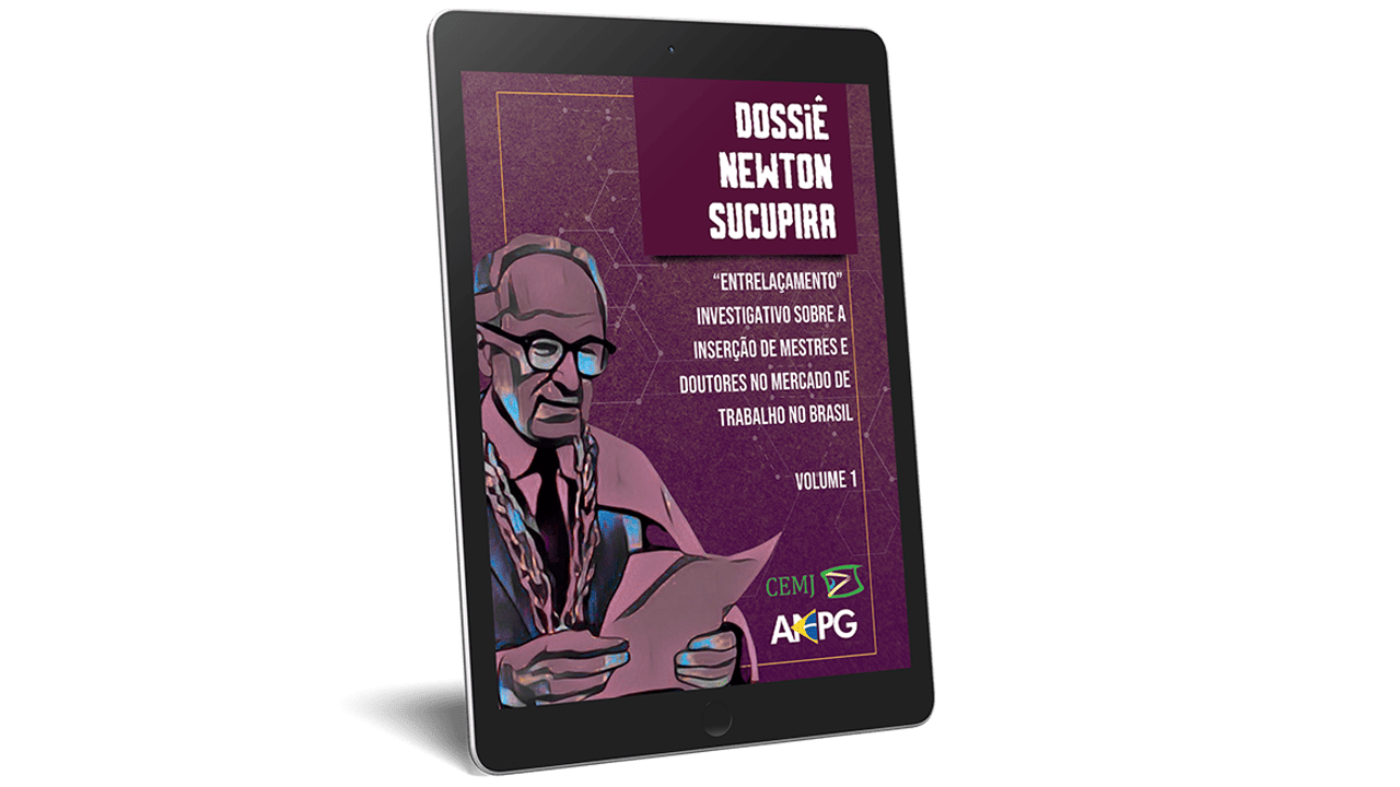 Capa do Dossiê Newton Sucupira, editado pela ANPG