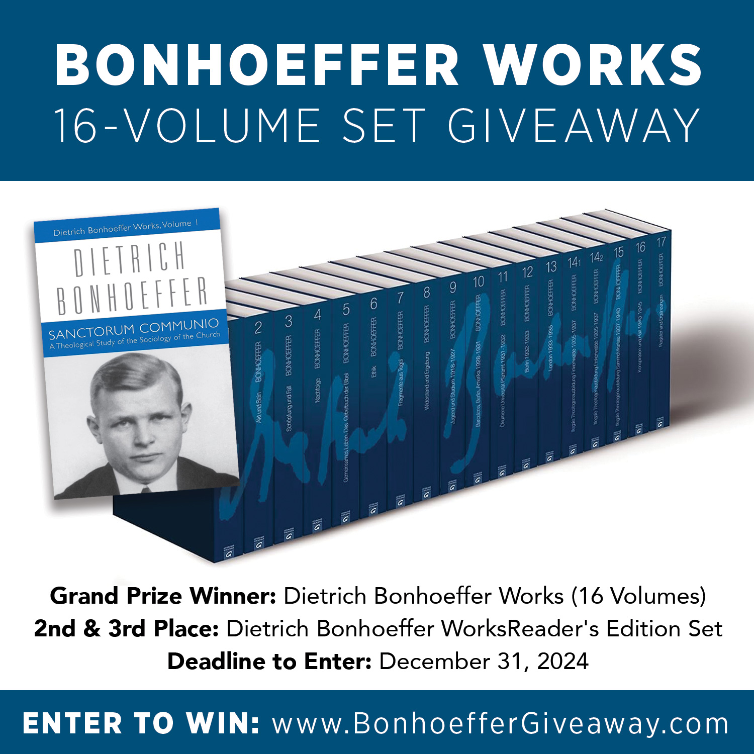 Bonhoeffer Giveaway