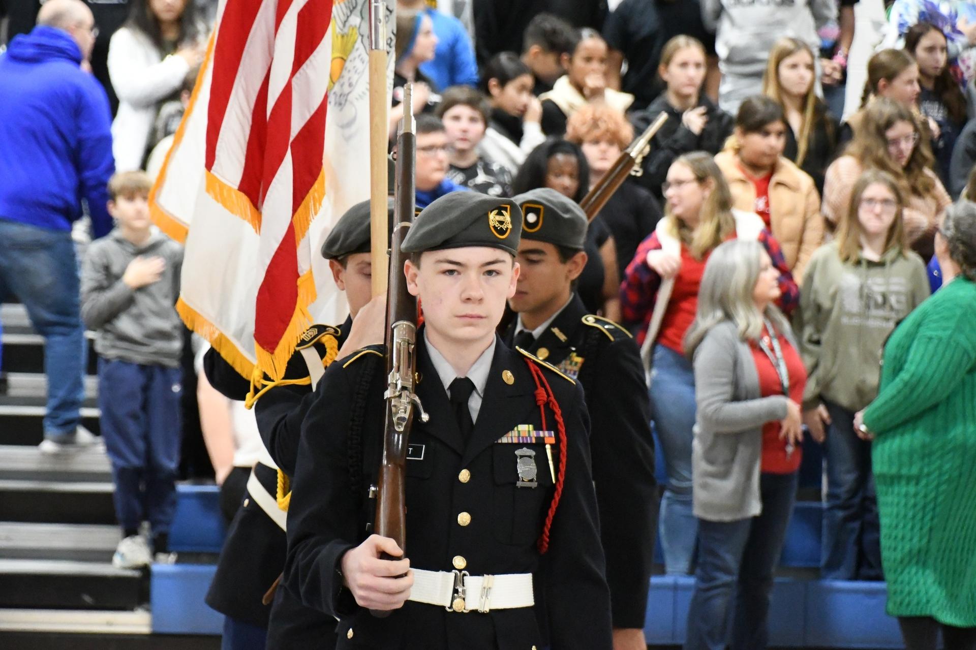 Picture of Veterans Day School Celebrations - MHS JROTC