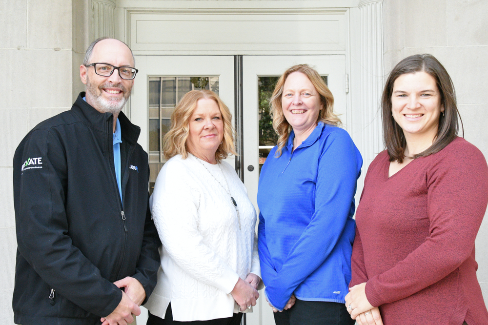 Pictured L to R: Vincent Walk, Tracey Perry, Jodi Maleske, Rachel Schafer