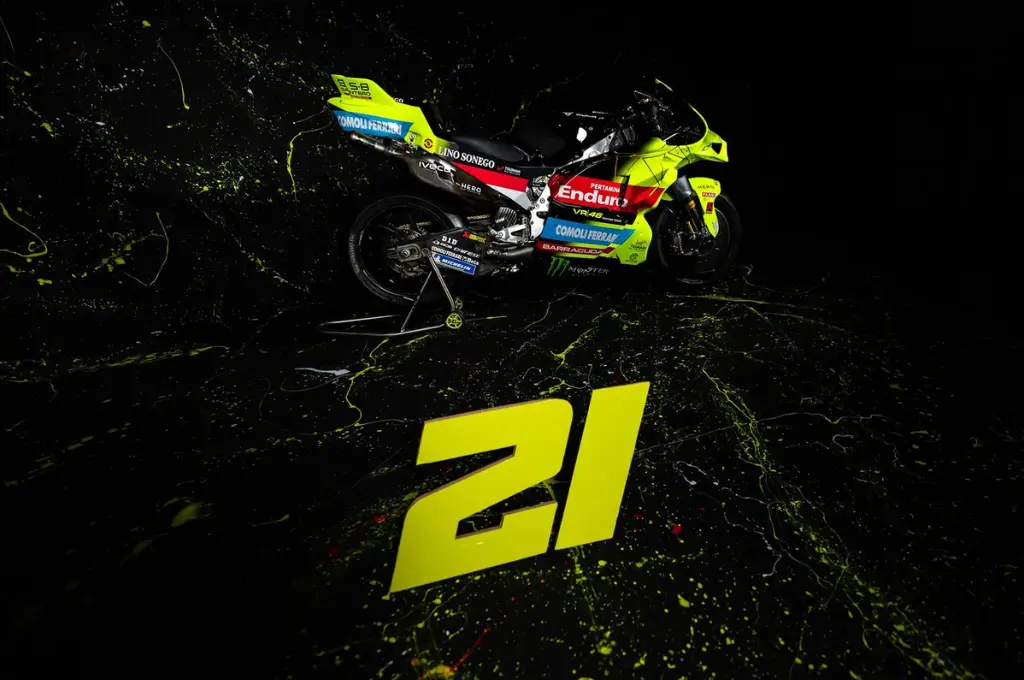 VR46 revela nova pintura Ducati para a MotoGP 2026