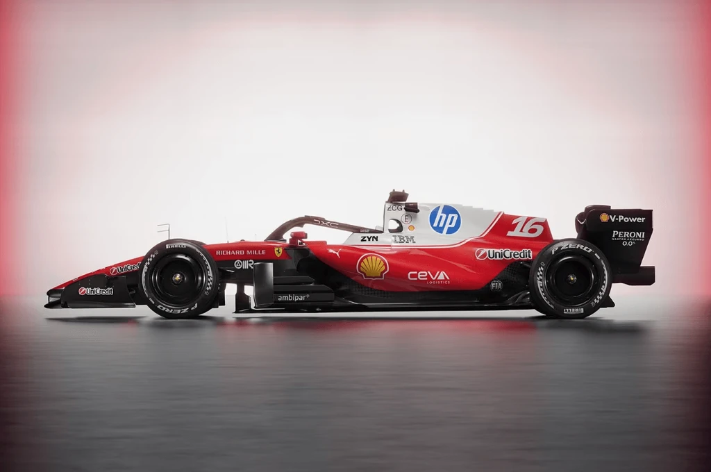 F1: Ferrari apresenta pintura de carro de 2026