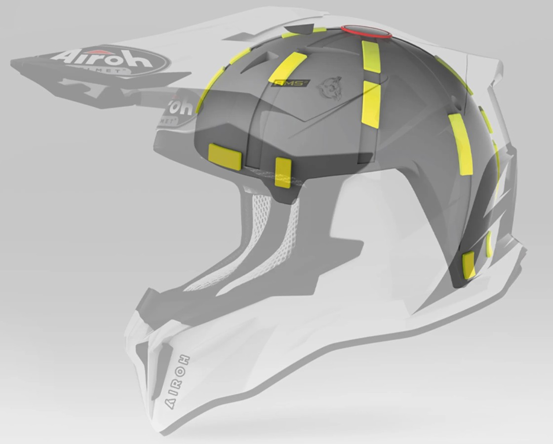 Capacete Airoh AMS2 - Airoh Multiaction Safety System