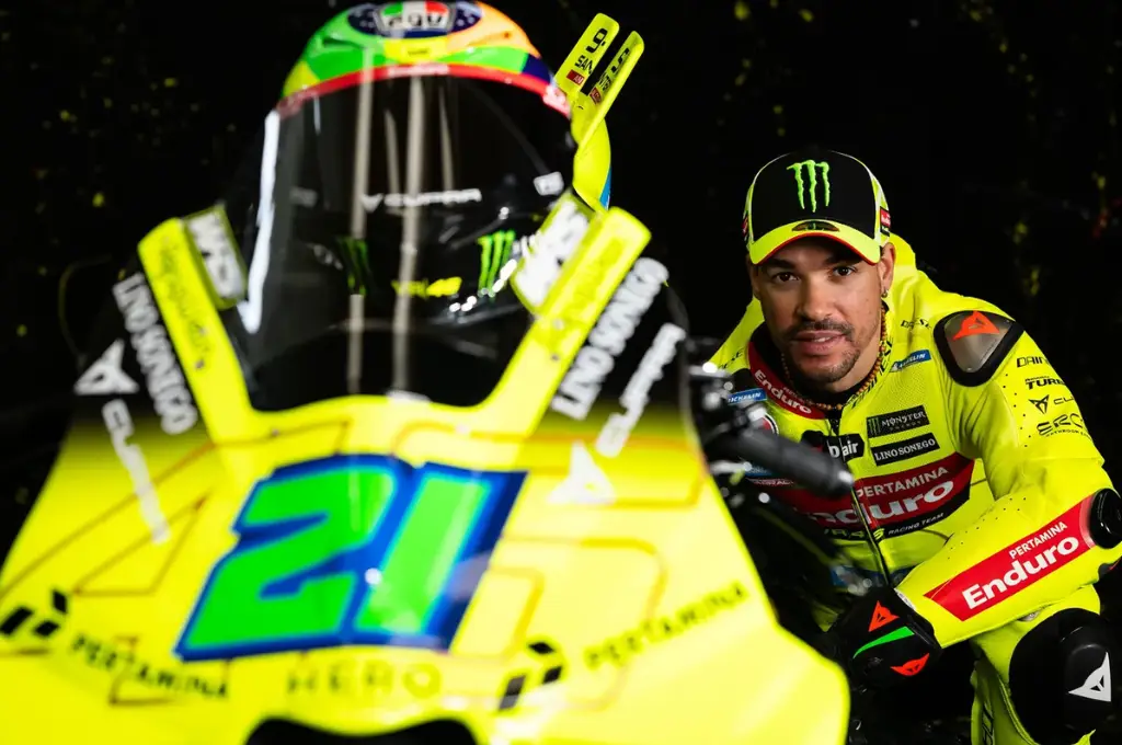 VR46 revela nova pintura Ducati para a MotoGP 2026