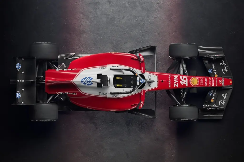 F1: Ferrari apresenta pintura de carro de 2026