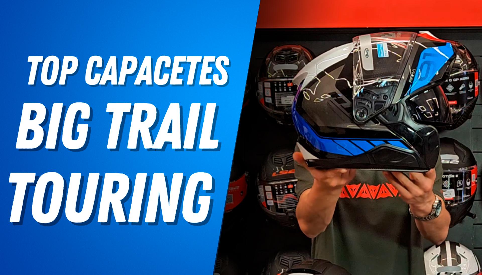Top capacetes Big Trail Touring 2025: Shoei a LS2