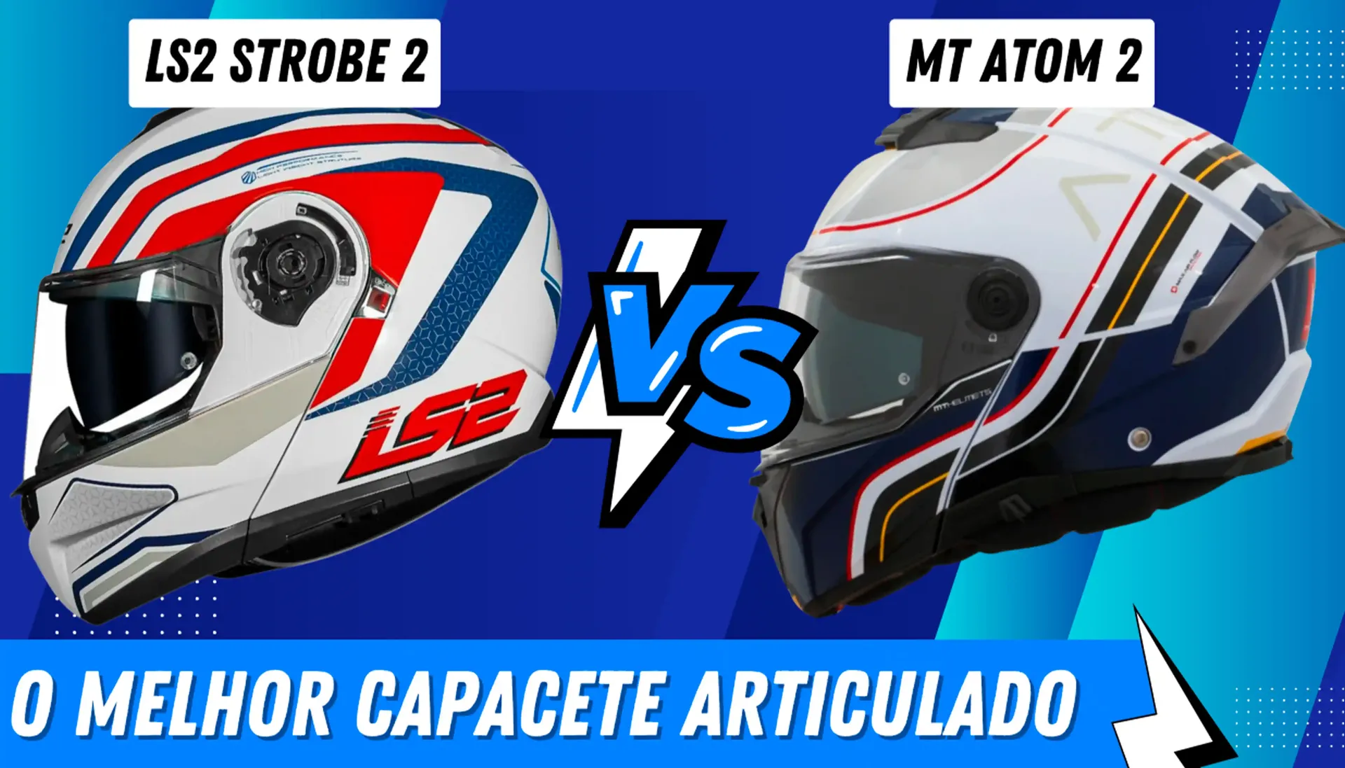 Qual o melhor capacete articulado: LS2 ou MT?