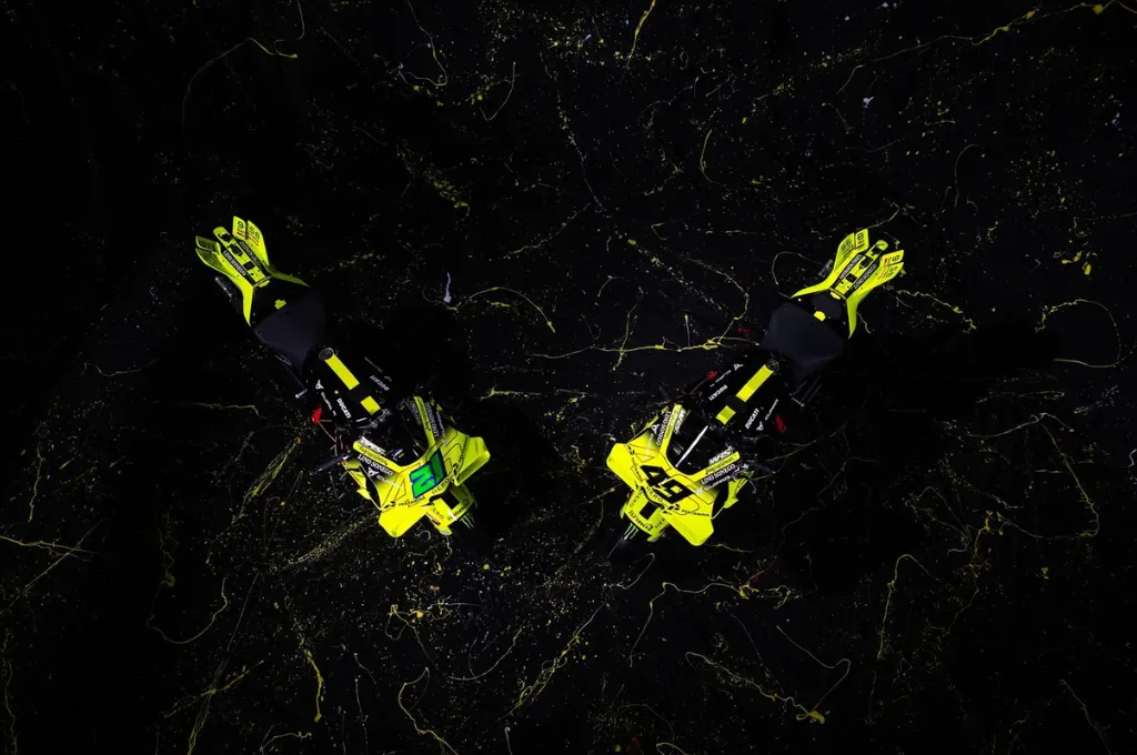 VR46 revela nova pintura Ducati para a MotoGP 2026
