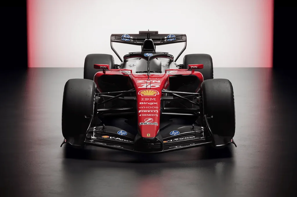 F1: Ferrari apresenta pintura de carro de 2026