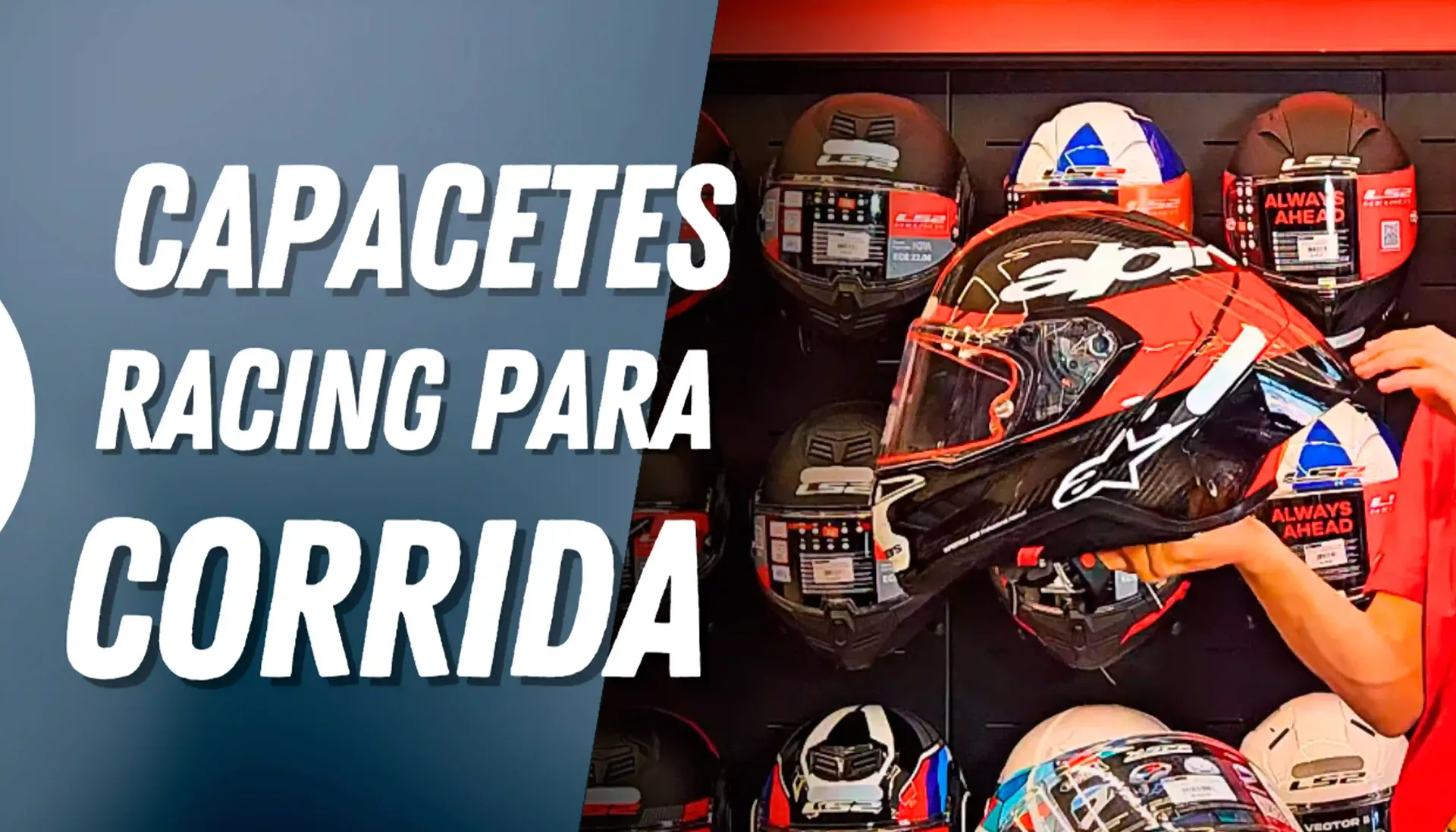 Top capacetes Racing 2025: Alpinestars, Shoei e mais