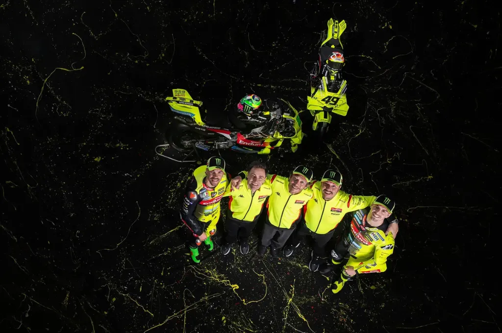 VR46 revela nova pintura Ducati para a MotoGP 2026
