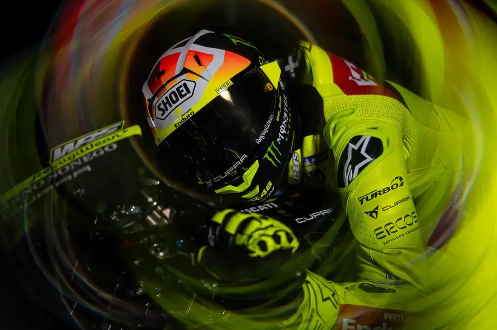 VR46 revela nova pintura Ducati para a MotoGP 2026