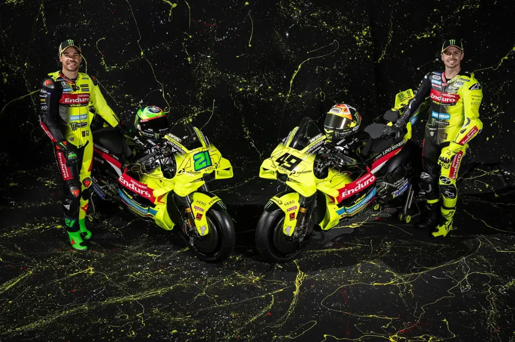 VR46 revela nova pintura Ducati para a MotoGP 2026
