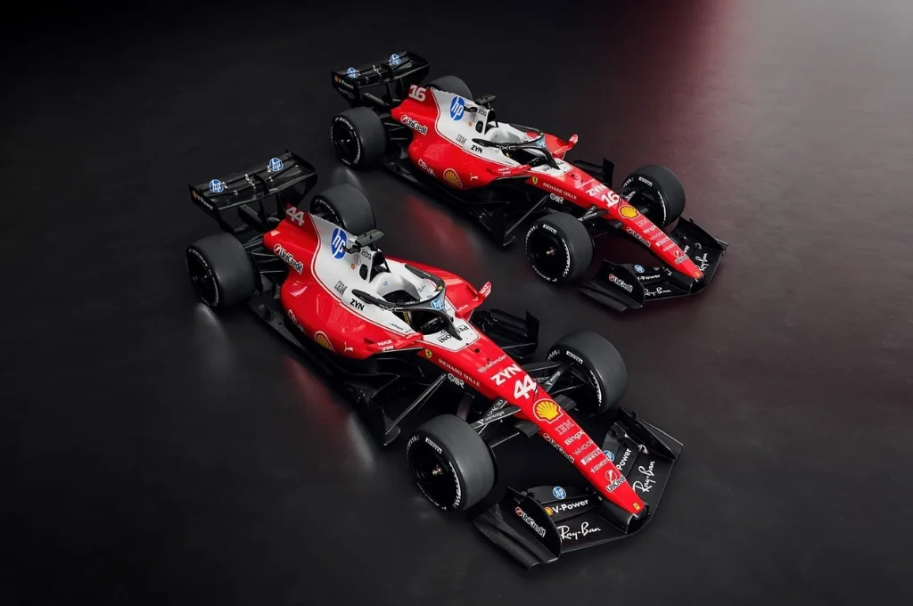 F1: Ferrari apresenta pintura de carro de 2026