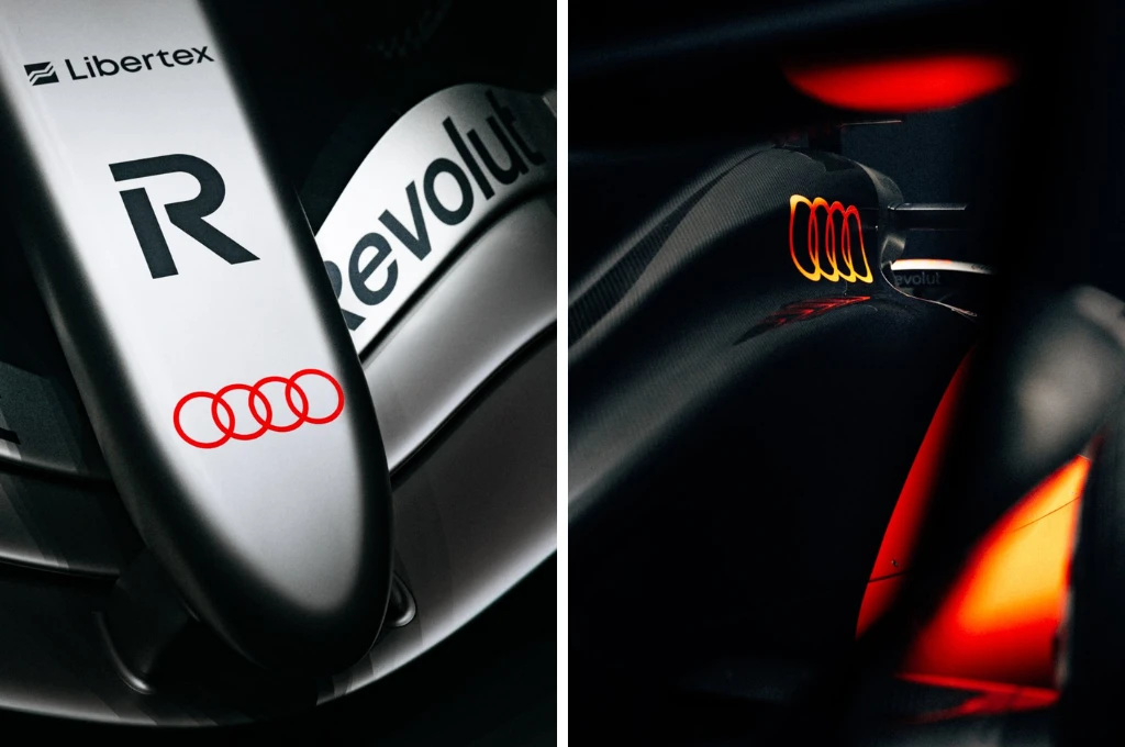 Audi revela pintura do carro de 2026 na F1