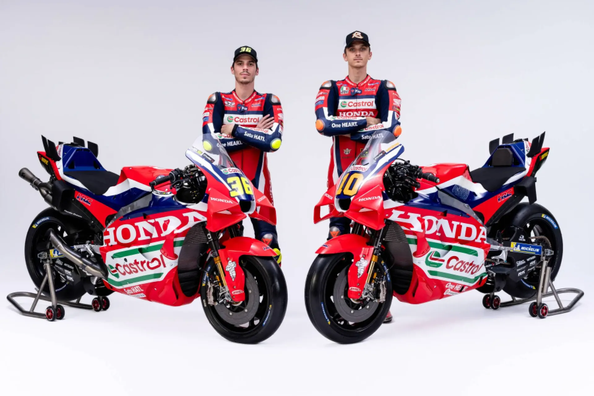 Honda HRC apresenta motos de Mir e Marini de 2026 Honda HRC apresenta motos de Mir e Marini de 2026