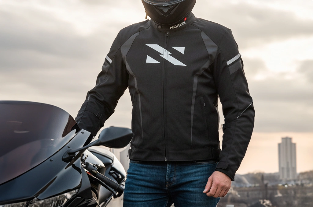 Jaqueta Norisk Tornado: design e performance - Grid Motors