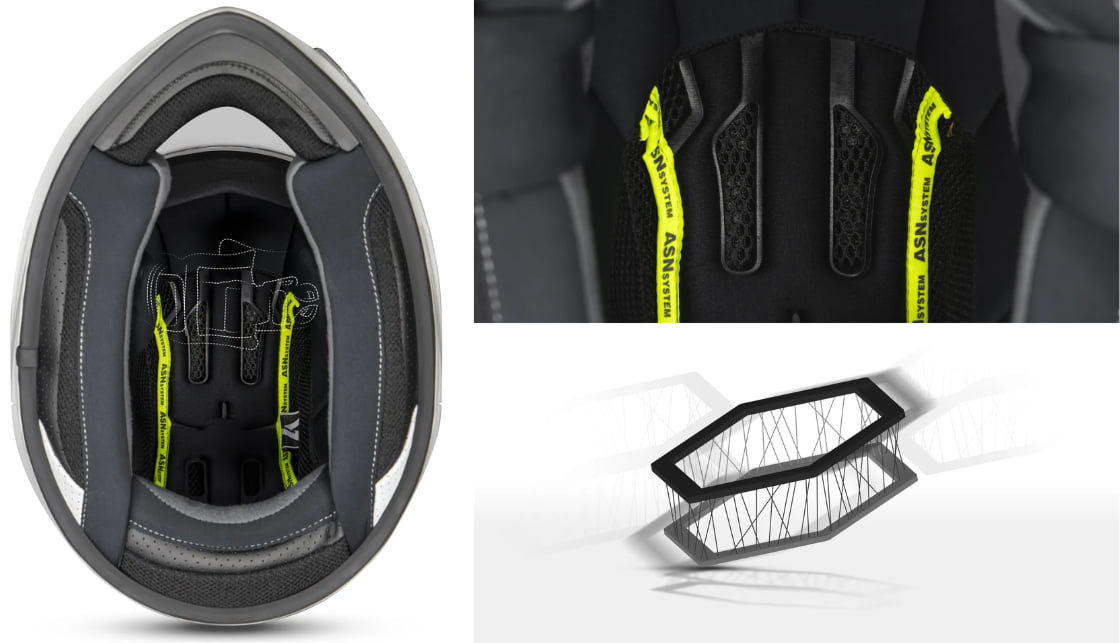 Capacete Airoh ASN - Airoh Sliding Net System