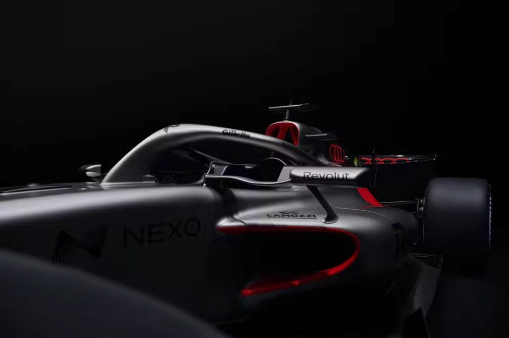 Audi revela pintura do carro de 2026 na F1