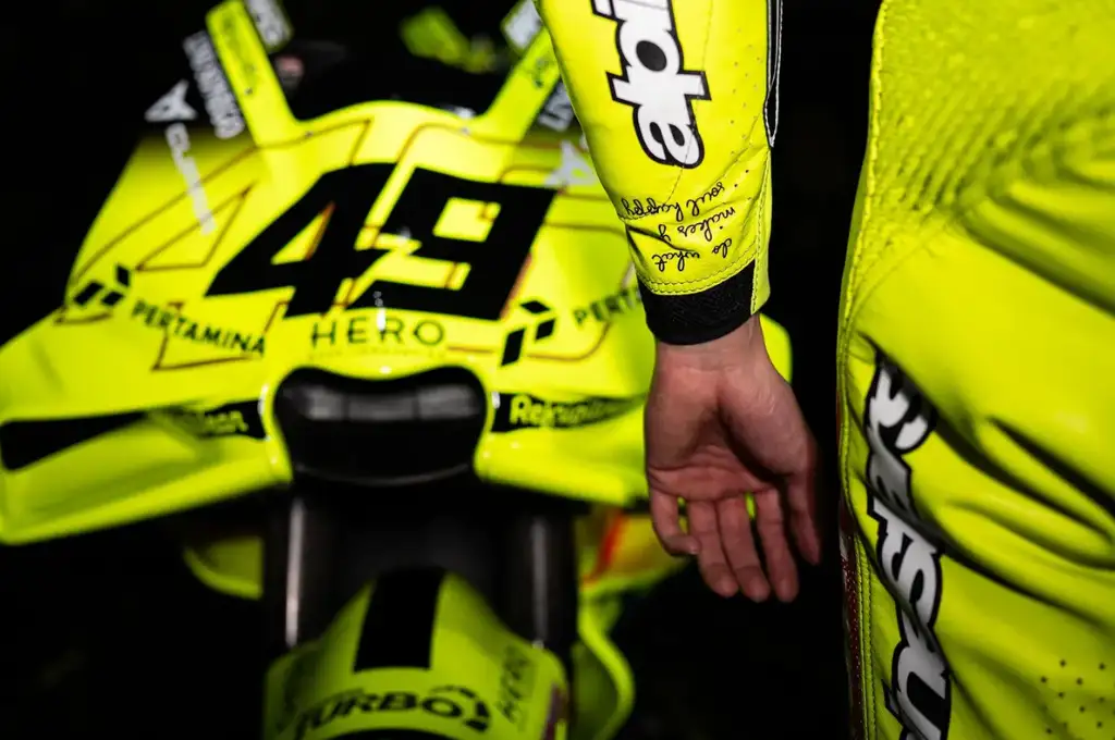 VR46 revela nova pintura Ducati para a MotoGP 2026