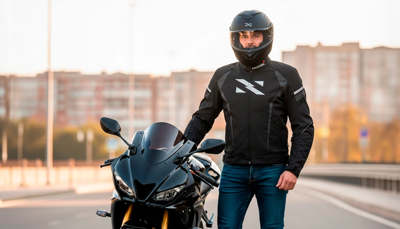 Jaqueta Norisk Tornado: design e performance - Grid Motors