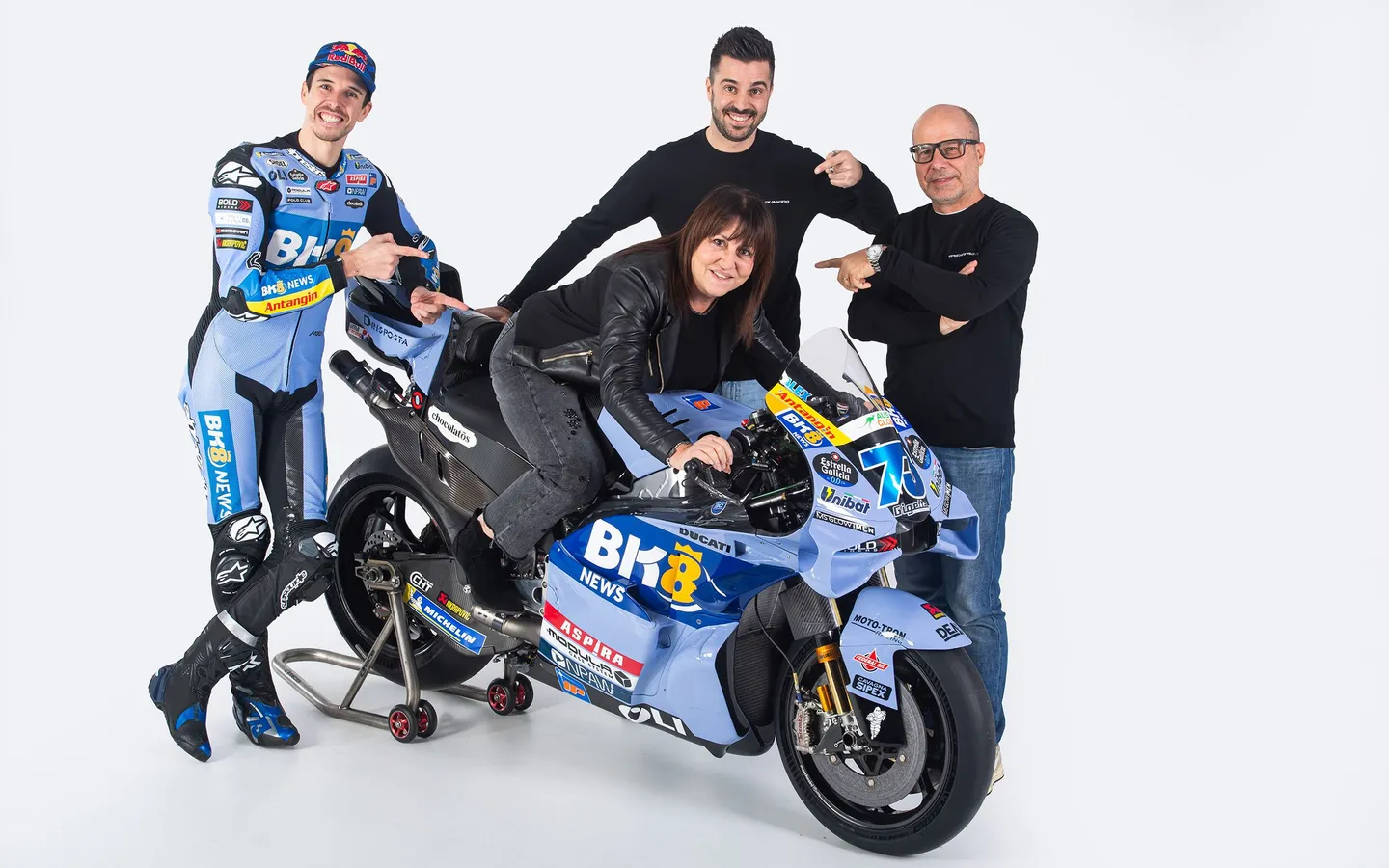 Gresini revela pintura e confirma Ducati GP26 Gresini revela pintura e confirma Ducati GP26