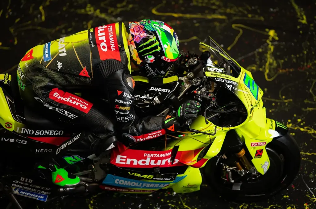 VR46 revela nova pintura Ducati para a MotoGP 2026