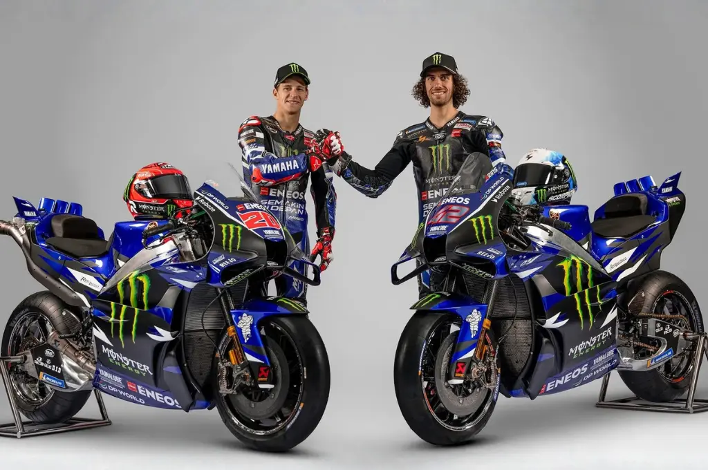 Yamaha estreia M1 V4 e revela pintura de 2026