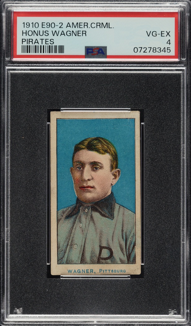 1910 E90-2 American Caramel Honus Wagner PSA VG-EX 4