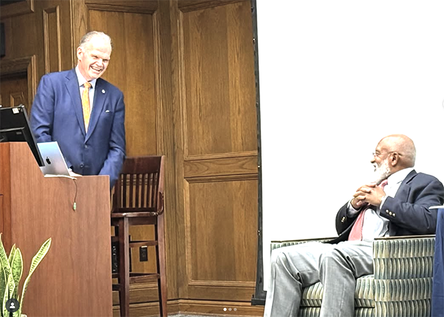 Dr. Harris and Professor Roy Brooks