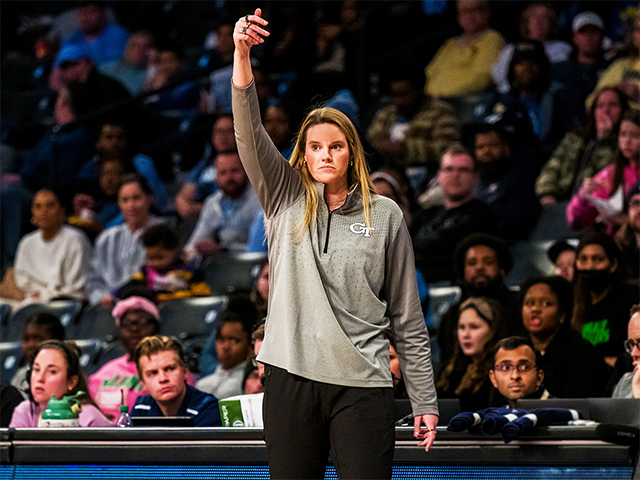 Blanche Alverson coaching