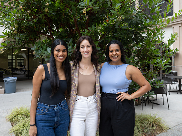Three Knauss School of Business alumnae